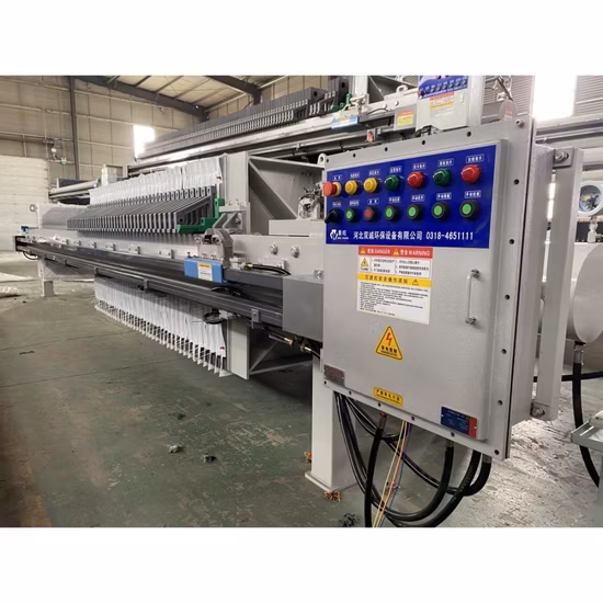 Large Size Program-Controlled Oil Expeller Ceramic Slurry Filter Press for Beer Mash