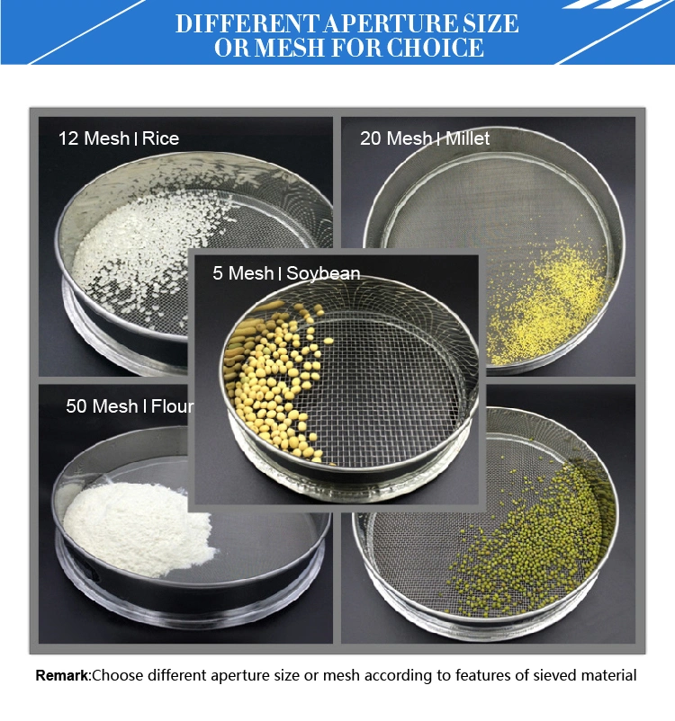 20cm Rotary Vibration Screen Lab Sieve Shaker for Test