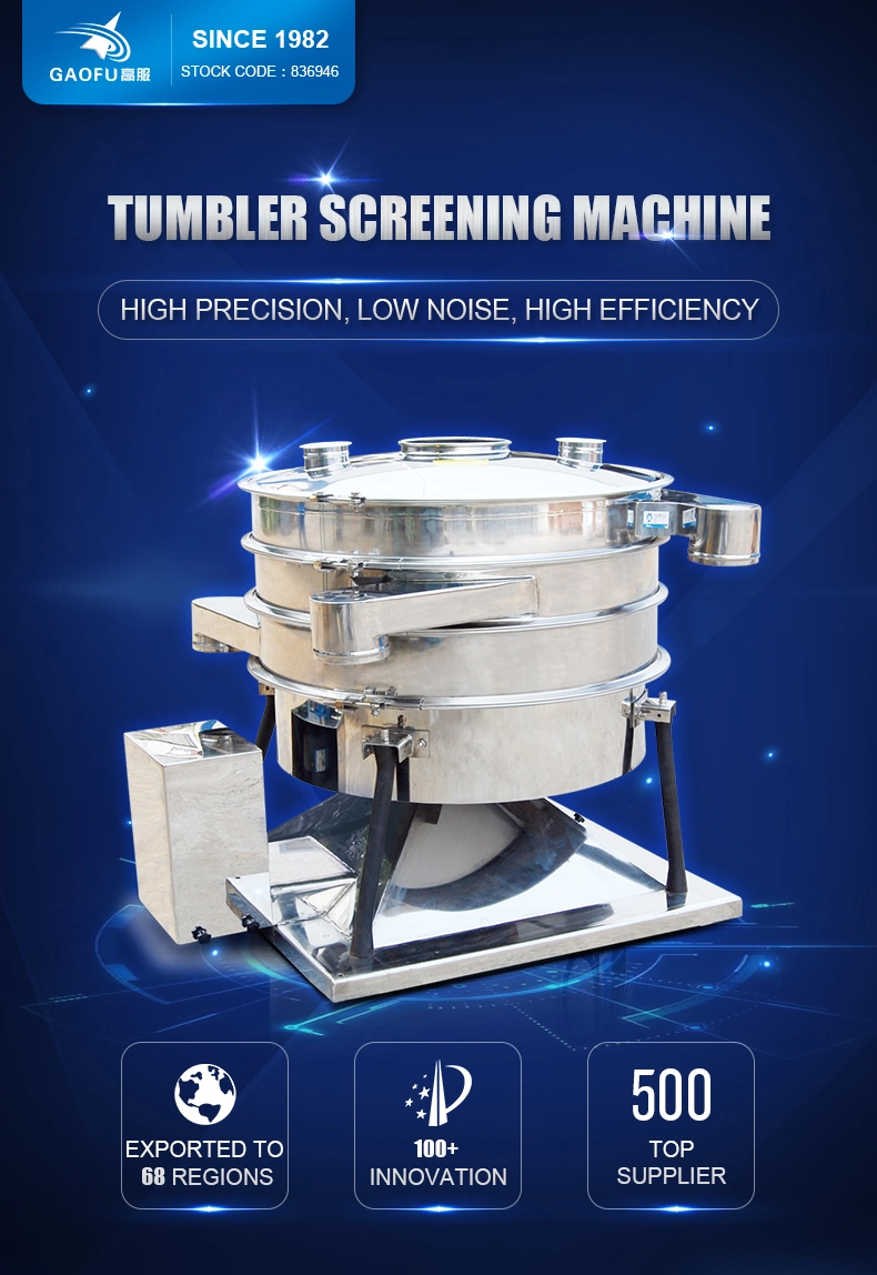 Gaofu Multi-Layer Automatic Soil Screener Electric Sieving Remove Impurities Tumbler Vibrating Sieve Price