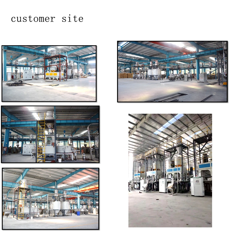Spc Wall Panel Production High Speed Plastic Mixer Automatic Conveying System